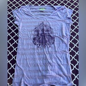Earth Yoga Lavender Cotton lightweight short sleeve tee